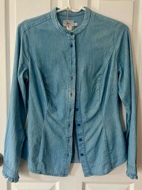 Bravissimo denim detail fitted shirt (PT650)